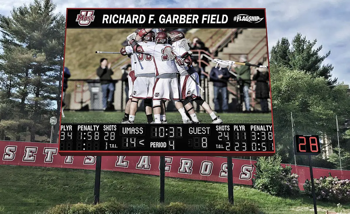 Garber Field videoboard visual